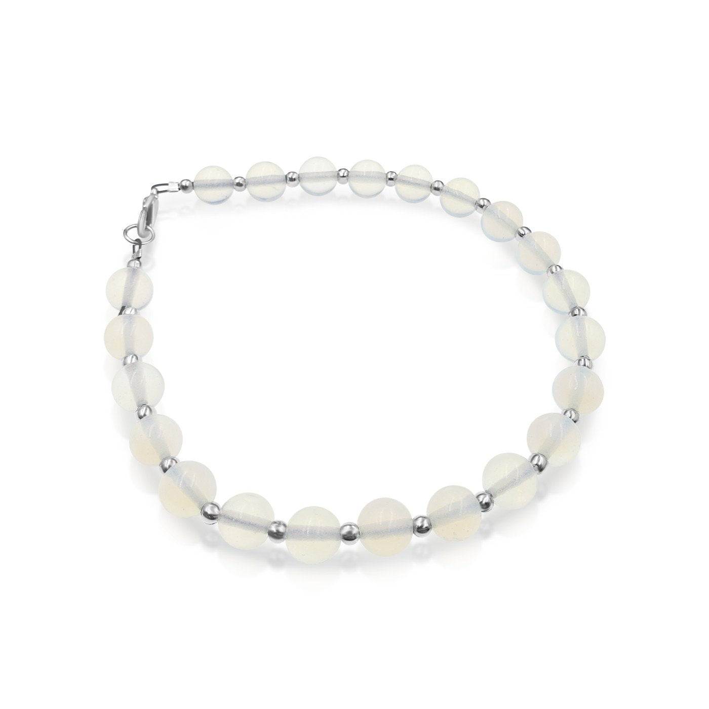 BESHEEK | Opalite Moonstone Artisan Beaded Anklet