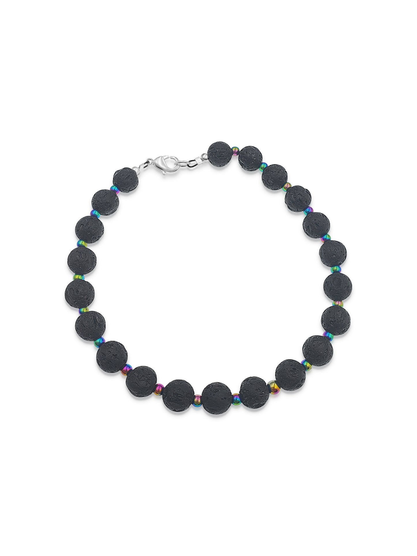 BESHEEK Black Lava hematite | Handmade Hypoallergenic Beach Gala Wedding Style Jewelry