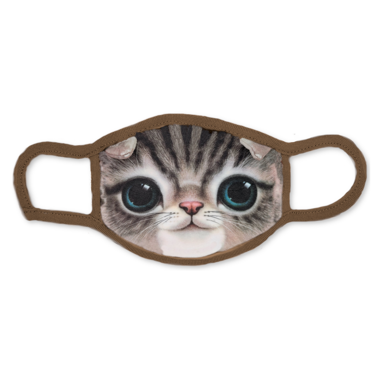 Grey, Doll face, & Hungry Kitty Fabric Mask Set of 3