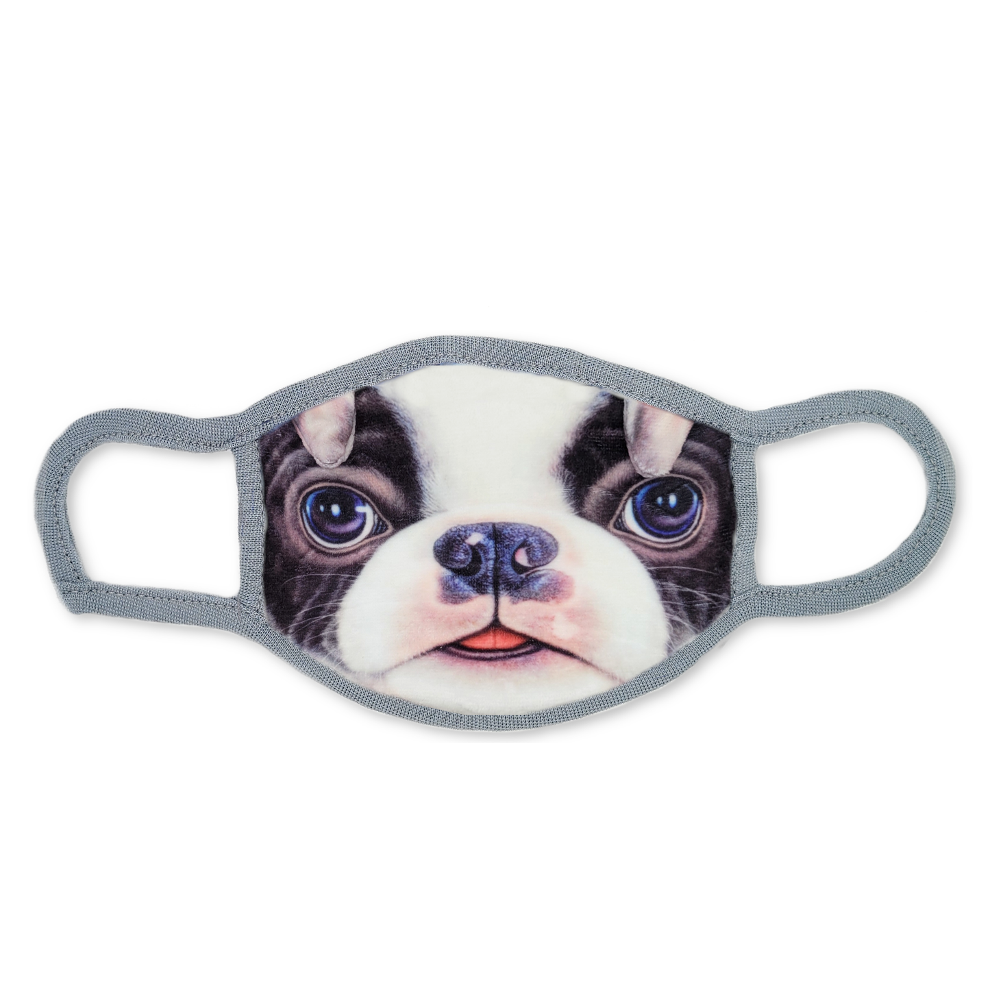 Bulldog, Pug & Husky Dog Fabric Mask Set of 3