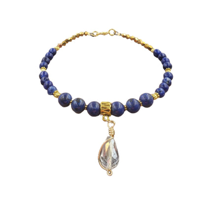 Silvertone, Purple Seaglass and Freshwater Pearl Beaded Bracelet KIT