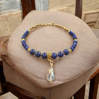Silvertone, Purple Seaglass and Freshwater Pearl Beaded Bracelet KIT