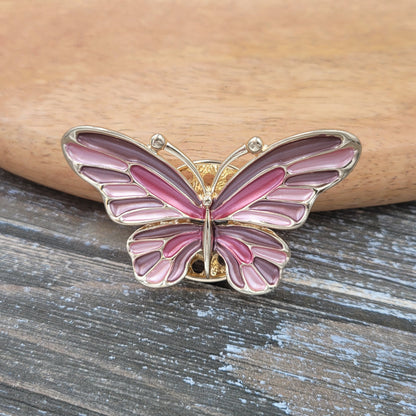 BESHEEK | Pastel Butterfly Magnetic Artisan Brooch