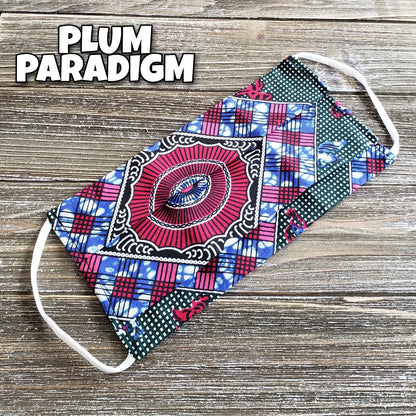 Plum Paradigm Fabric Mask