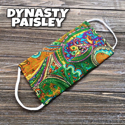 Dynasty Paisley Fabric Mask