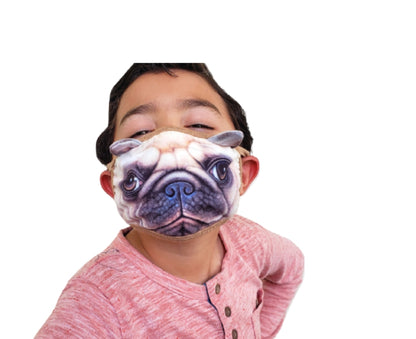 Pug Face Covering Fabric Mask