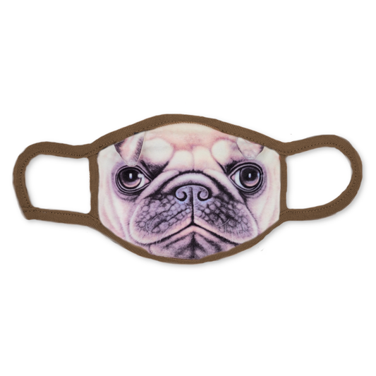Bulldog, Pug & Husky Dog Fabric Mask Set of 3